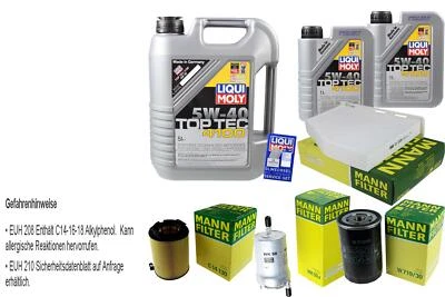 INSPEKTIONSKIT FILTER LIQUI MOLY ÖL 7L 5W-40 für VW Golf V 1K1 1.6 5M1 521 - Bild 1 von 4