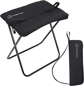 Tall Portable Stool 15.75" Ultra-Lightweight Folding Stools Adults Kids Black - Bild 1 von 1