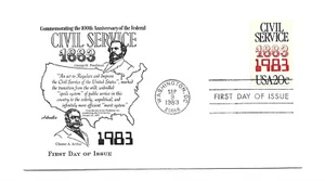 2053 Civil Service Centennial, Artmaster FDC - Picture 1 of 1