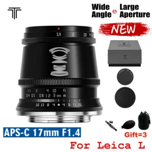 TTartisan 17mm F1.4 APS-C Manual Focus Lens For Leica Sigma FP Panasonic L mount - Picture 1 of 9