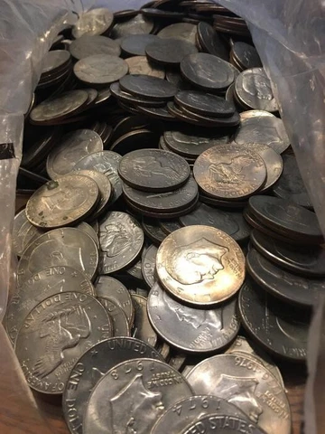Eisenhower/Ike Dollars 1971-1978 Lot of 100 coins BETTER QUALITY Free shipping Cover
