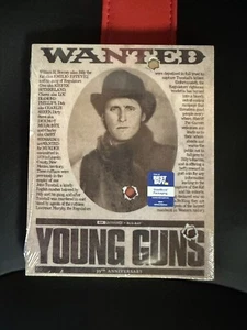 Young Guns Best Buy Steelbook 4K UHD + Blu-ray + Digital, 1988 BRAND NEW SEALED - Picture 1 of 2