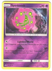 Pokemon SM - Ultra Prisma Spiritomb #53/156 LP Uncommon, Reverse Holo - Bild 1 von 2