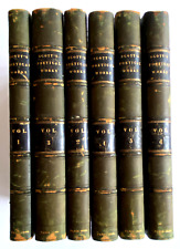 1838 Sir Walter Scott 6 Vol Complete Leather Scott's Poetical Works