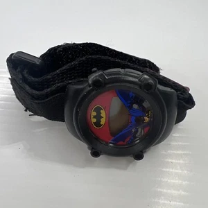 Batman Boys Black LCD Canvas MD2602 800/74 Retro Watch Untested - Picture 1 of 6
