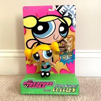 Powerpuff Girls Extreme Screamers Bubbles Talking Figures Trendmasters 2000 NEW - Image 1 of 4