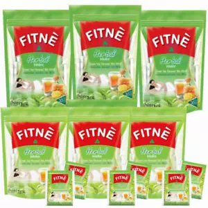 6x Green Tea Herbal Slimming Weight Diet Detox Fitne honey lemon flavor 30 Bags - Picture 1 of 8