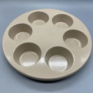Anchor Hocking Microwave Cupcake Muffin Pan Round PM447-TI 486 - Picture 1 of 6