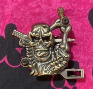 Tattoo Machine Used Unknown Maker Skull Free Shipping! - Picture 1 of 6