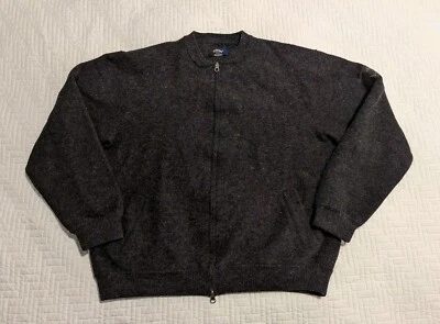 Callaway Golf Mens Long Sleeve Heather Gray Wool Alpaca Blend Sweater M-L - Image 1 of 4