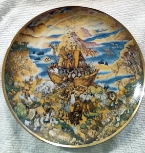 Franklin Mint "Two By Two" Porcelain Plate by Bill Bell @1991 - Picture 1 of 3