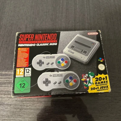 Nintendo SNES Super NES Classic Mini  EUropean Version Collectible Console EU - Image 1 of 4