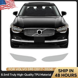 Headlights Precut Paint Protection Film Clear PPF TPU For Volvo S90 2017-2024 - Picture 1 of 21