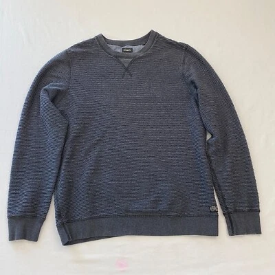 Diesel Sweater Mens XL Blue Ribbed Long Sleeve Pullover Textured Cotton Casual - Image 1 of 4