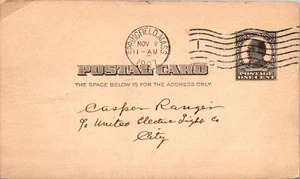 GOLDPATH: US POSTAL CARD 1907, SPRINGFIELD, MASS CV788_P24 - Picture 1 of 2