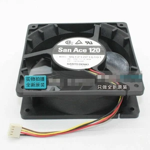 Sanyo 9G1212P1G04 12038 12V 0.83A 12CM 4-wire gale volume cooling fan - Picture 1 of 3