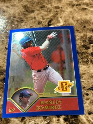 HANLEY RAMIREZ 2003 Topps Chrome Traded #T181 Red Sox Rookie - Image 1 of 2