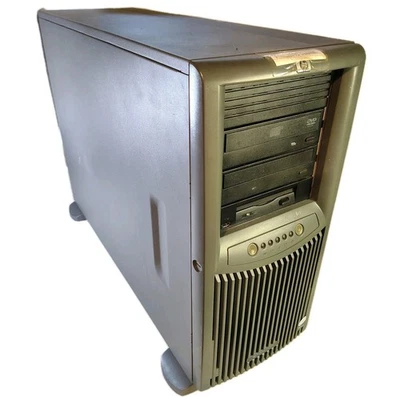 Torre HP Proliant ML350 G4P 2x Xeon 3,00 GHz, 12 GB RAM, 6x 146 GB 10k HDD 880 Ttl Foto 1 de 4