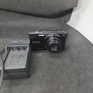 Cámara digital Sony DSC-WX220 18,2 mega píxeles - negra - con batería y cargador - funciona  - Imagen 1 de 5