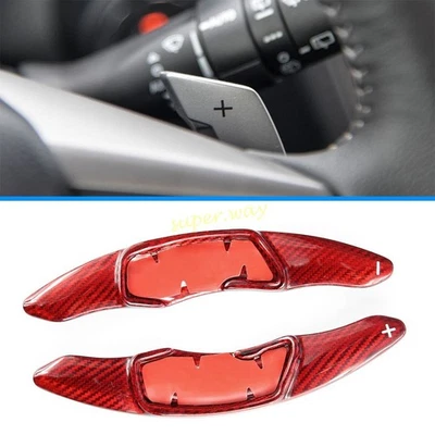 Carbon Fiber Steering Wheel Paddle Shifter For Subaru Forester Outback Impreza - Image 1 of 4