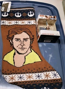 Medias y adorno tejido Star Wars Hans Solo NUEVO - Imagen 1 de 3
