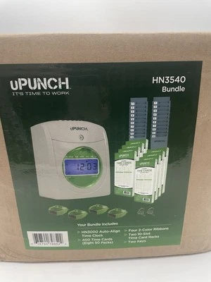 Kit de puesta en marcha de reloj de tiempo de alineación automática para pequeñas empresas Upunch (HN3540) reloj de trabajo Foto 1 de 4