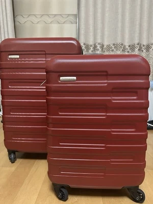 Samsonite 2 Hardside Expandable Luggage Spinner 2 Piece 20" 24"(red)-NoComboLock - Image 1 of 4