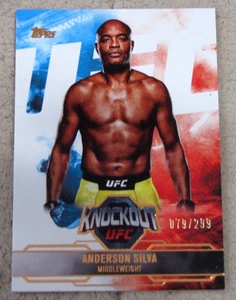 2025 Topps UFC Knockout #34 Anderson Silva Bronze /299 - Bild 1 von 2