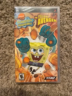 SpongeBob SquarePants The Yellow Avenger PSP Game - Brand new sealed - Image 1 of 4