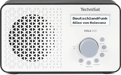 TechniSat VIOLA 200 | tragbares DAB+ Radio (UKW, Kopfhöreranschluss, 1 Watt)