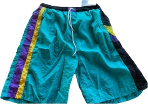 Vintage 1980er Beradingo Beach Herren Badehose Baggies Shorts Größe XL NOS Neu mit Etikett - Bild 1 von 6