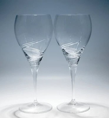 Marc Aurel by Nachtmann Swing 2 bicchieri da vino bianco bicchieri da vino vetro cristallo 19,5 cm - Immagine 1 di 4