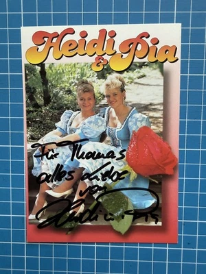 Heidi & Pia - Originalautogramm - Bild 1 von 2