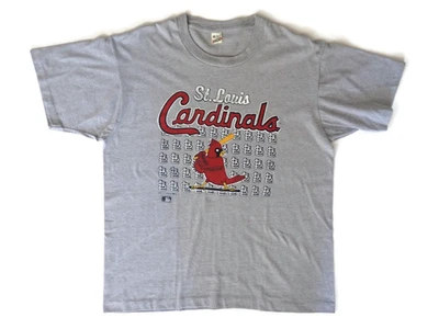 Vintage 1990s St. Louis Cardinals Tee Shirt sz XL Screen Stars Made USA - Image 1 of 4
