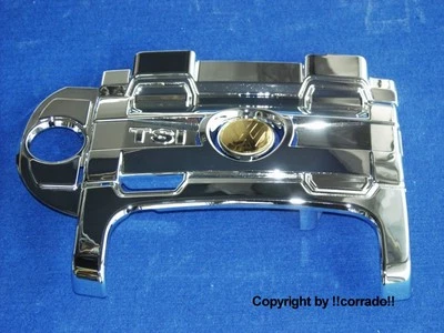 >cromado< Scirocco 3 TSI Cubierta Motor Cromo Vapor Espejo "cromo" - Imagen 1 de 2