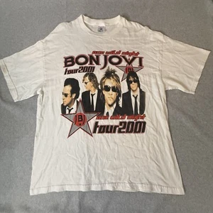 Camiseta Vintage Bon Jovi 2001 Tour Talla XL Extra Grande Una Noche Salvaje - Imagen 1 de 9
