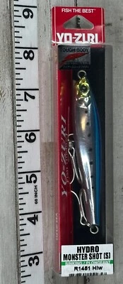 Yo-Zuri R1451-HIW Hydro Monster Shot (S) 125 mm 4" Sardina Se envía desde EE. UU. Foto 1 de 4
