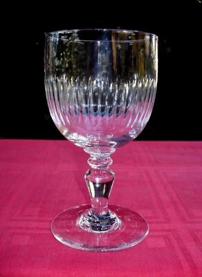 BACCARAT Renaissance Wassergläser Glass With Water Crystal Size Rib Hollow 19EME - Image 1 of 4