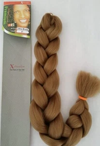 6 Pack Color 27 X-Pression Ultra Braid 82" Inch Kanekalon Hair - Picture 1 of 2