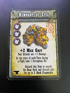 Shadows Of Brimstone RARE Promo Card Remnant of Evil Mine Artifact Card NEW