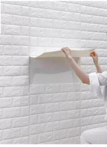 20Pcs Classic 3D Foam Stone Brick Self-adhesive Home Wall Sticker Panels Pads US - Picture 1 of 10