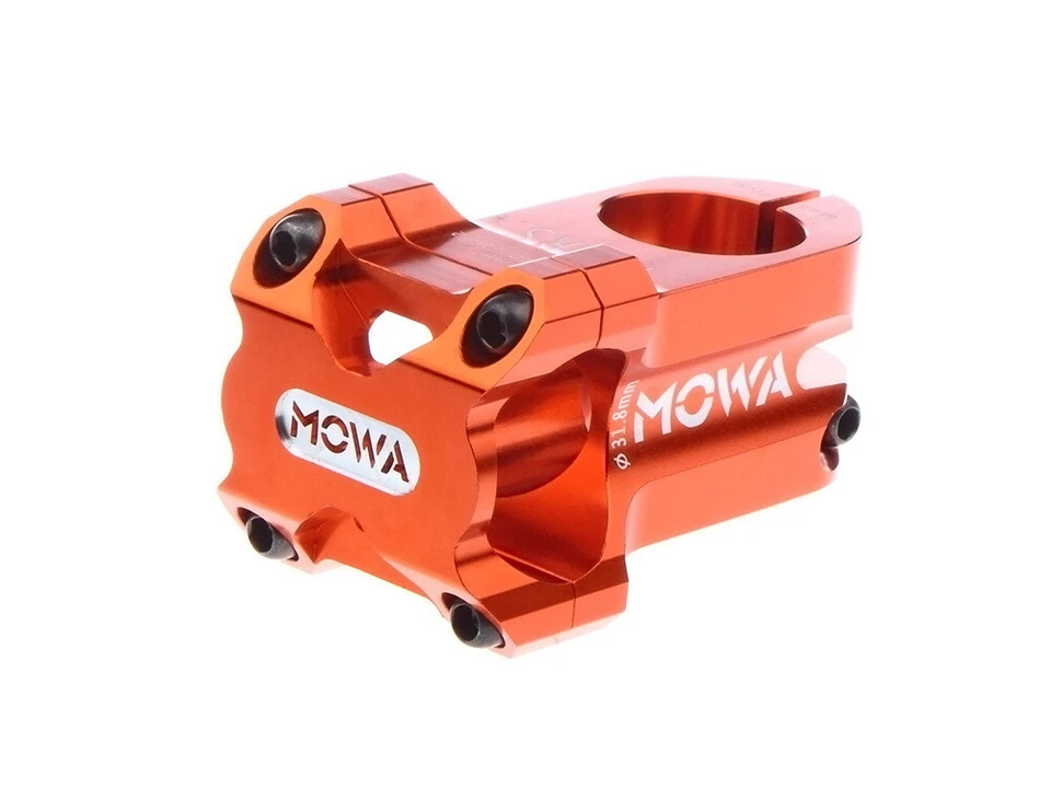 MOWA Mars Mountain MTB BMX 29er eBike Cycle Bike Stem 0D 31.8mm 60mm Orange - Image 1 of 4