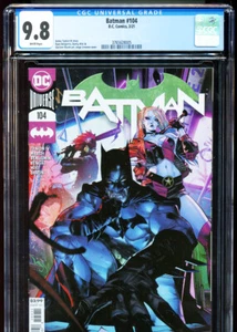 Batman Vol 3 #104 (DC Comics 2020) CGC 9.8 White pages Clownhunter Harley Quinn - Picture 1 of 5