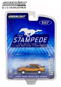 Ford Mustang Cobra 1980 gamuza oscura 1/64 Greenlight Mustang Stampede - Imagen 1 de 1