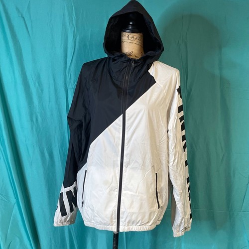 UNDERCOVER Giacca donna rosa Victorias Secret nera bianca XS felpa con cappuccio zip intera tasche