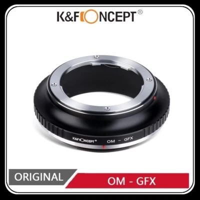 K&F Concept Adapter for Olympus OM Mount Lens to Fuji GFX Medium Format Camera - Image 1 of 4