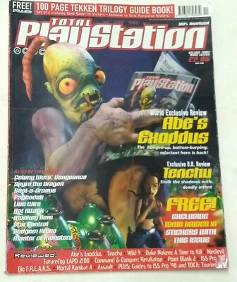 Total Playstation Magazine 35 Tenchu Colony Wars Bust Groove Spyro Same Day Post - Image 1 of 3