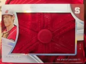 2016 PANINI IMMACOLATA COLLEZIONE TREA TURNER CAPPELLO INDOSSATO RC #2/2 NC STATE WOLFPACK - Foto 1 di 2