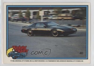 1983 Donruss Knight Rider KITT #40 0ru9