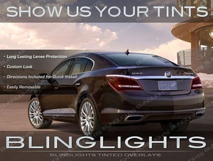 Buick LaCrosse Tinted TailLamps TailLights Smoked Overlays Protection Film Kit - Picture 1 of 11